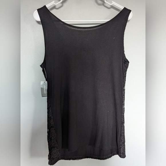 Van Heusen Black Lace Tank NWT - Picture 3 of 6